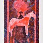 Série des chevaux - rouge